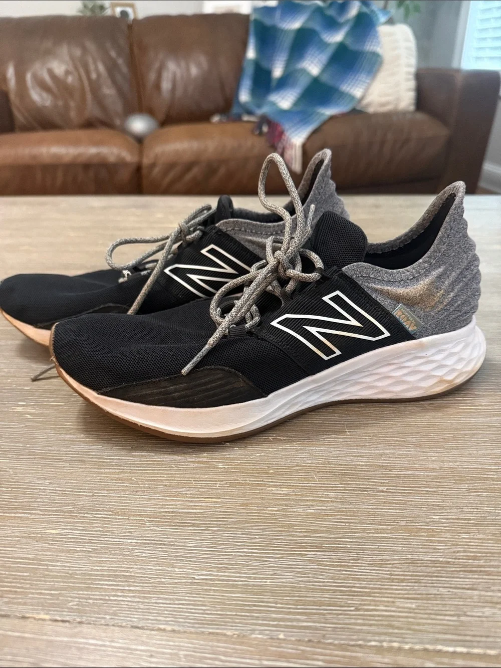 New Balance Black & Gray Athletic Sneakers